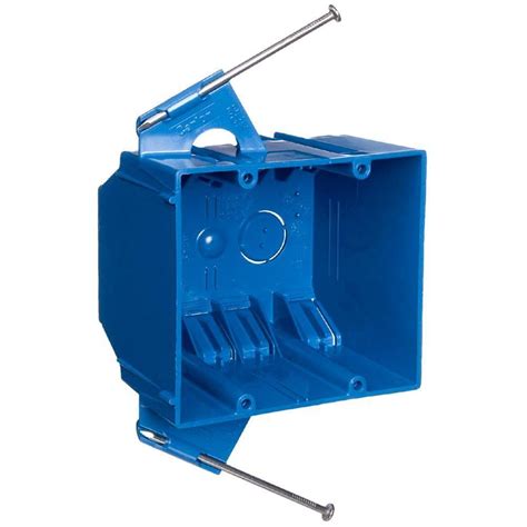 2 gang junction box dimensions|shallow double gang electrical box.